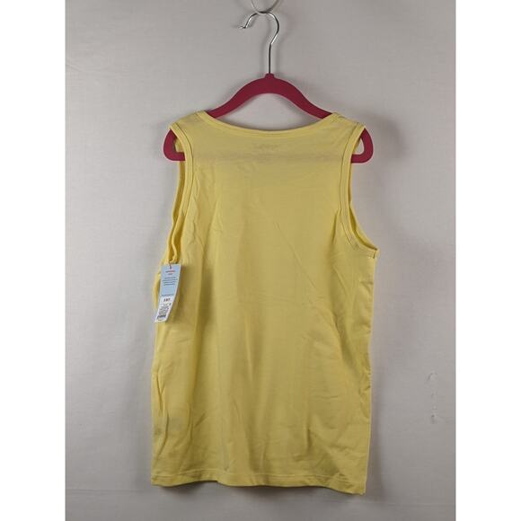 Tank Top See the Good in All Cat & Jack Yellow S 6/7 Sleeveless Activewear Sport - Picture 2 of 7